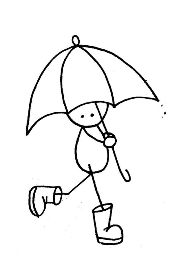 Interesting And Nice Umbrella Coloring For Kids - Umbrella Day ...