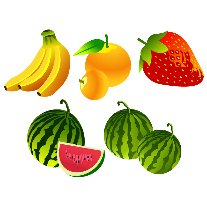 Vector for free use: Free Vector Fruit