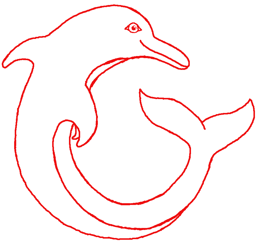 Adoptable Dolphin Line Art, Base, Outline //OPEN by Saburner on ...