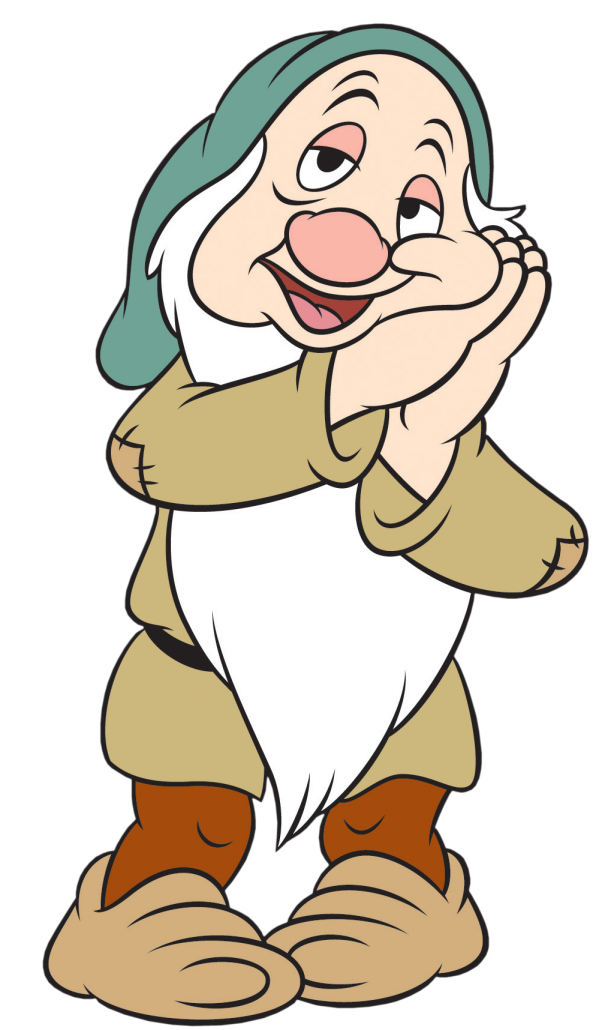 Disney's Snow White Dwarf Sleepy Character Clipart Picture Image