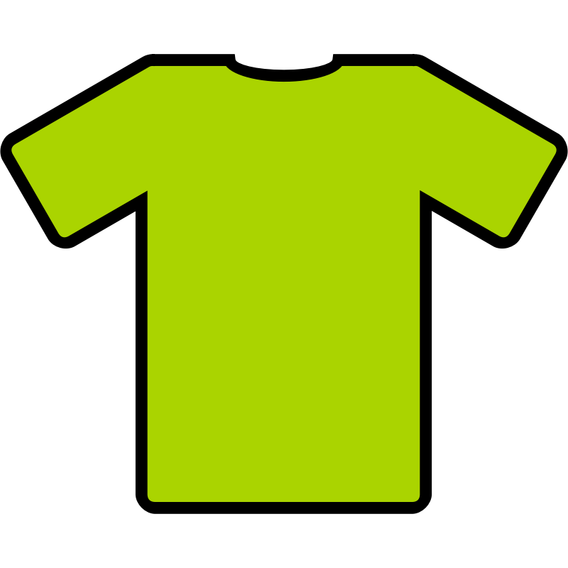 Clipart - green t-shirt