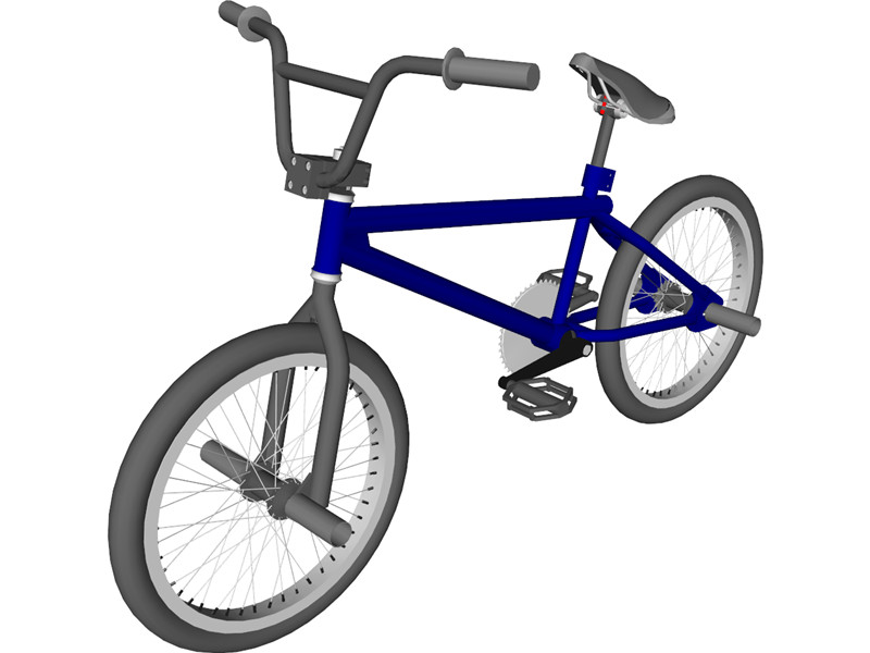 Bike BMX Trial 3D Model Download | 3D CAD Browser