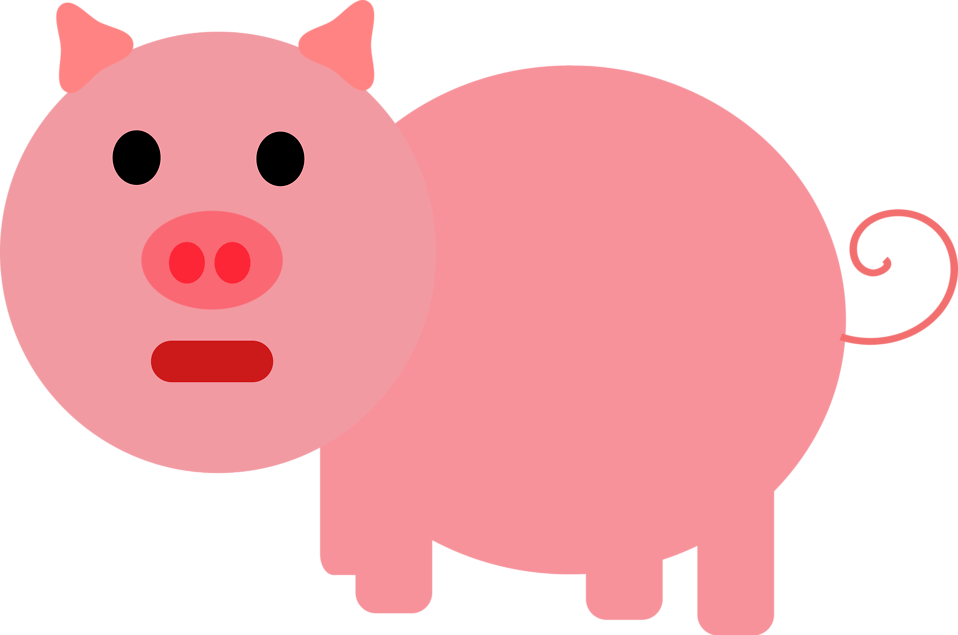 Free Stock Photos | Illustration of a pig | # 11268 ...