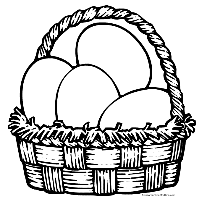 Coloring Pages Of Easter Baskets | Best Coloring Pages