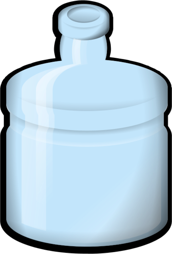 Water bottle - vector Clip Art