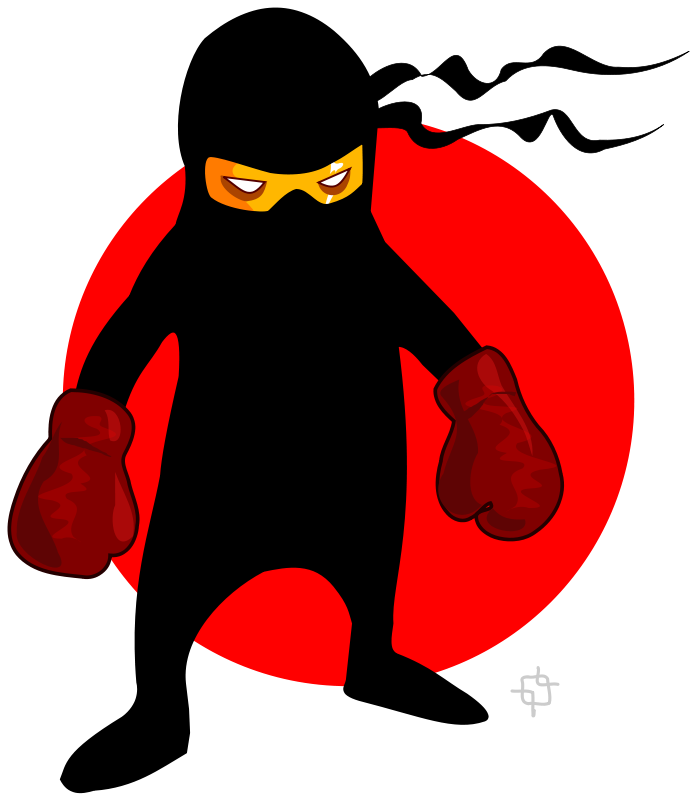 Ninja Boxer Clip Art Download