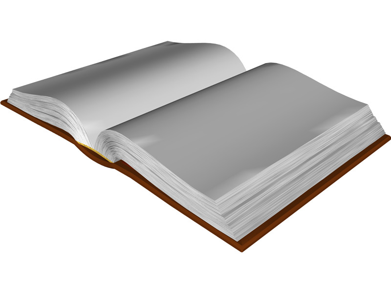 Open Book 3D Model Download | 3D CAD Browser