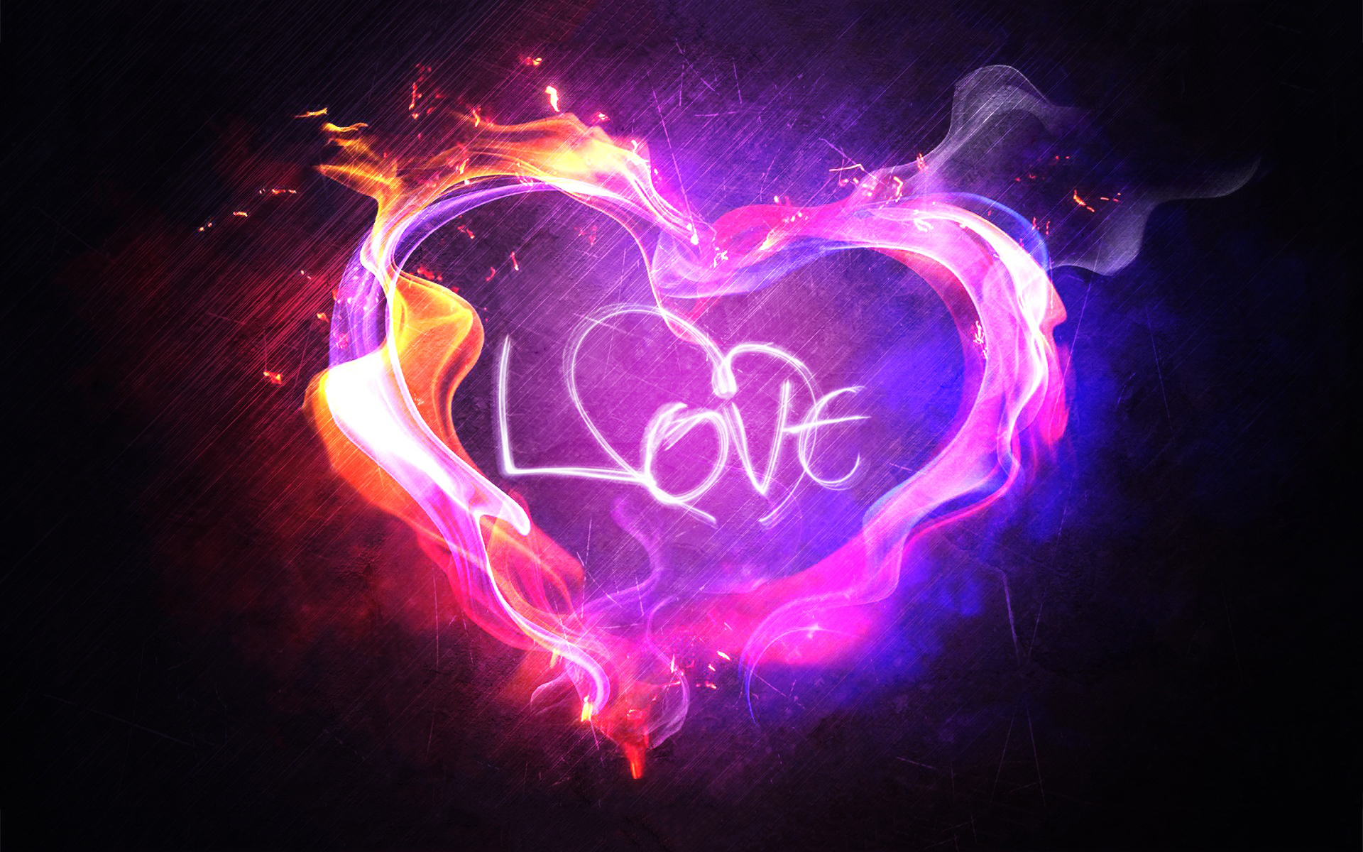 Purple Love Heart #7007307