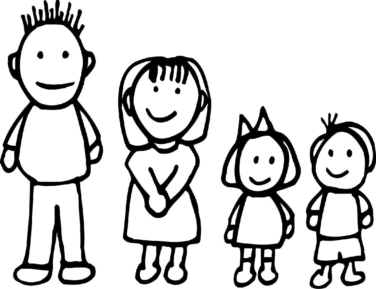Family Silhouette Related Keywords & Suggestions - Family ...