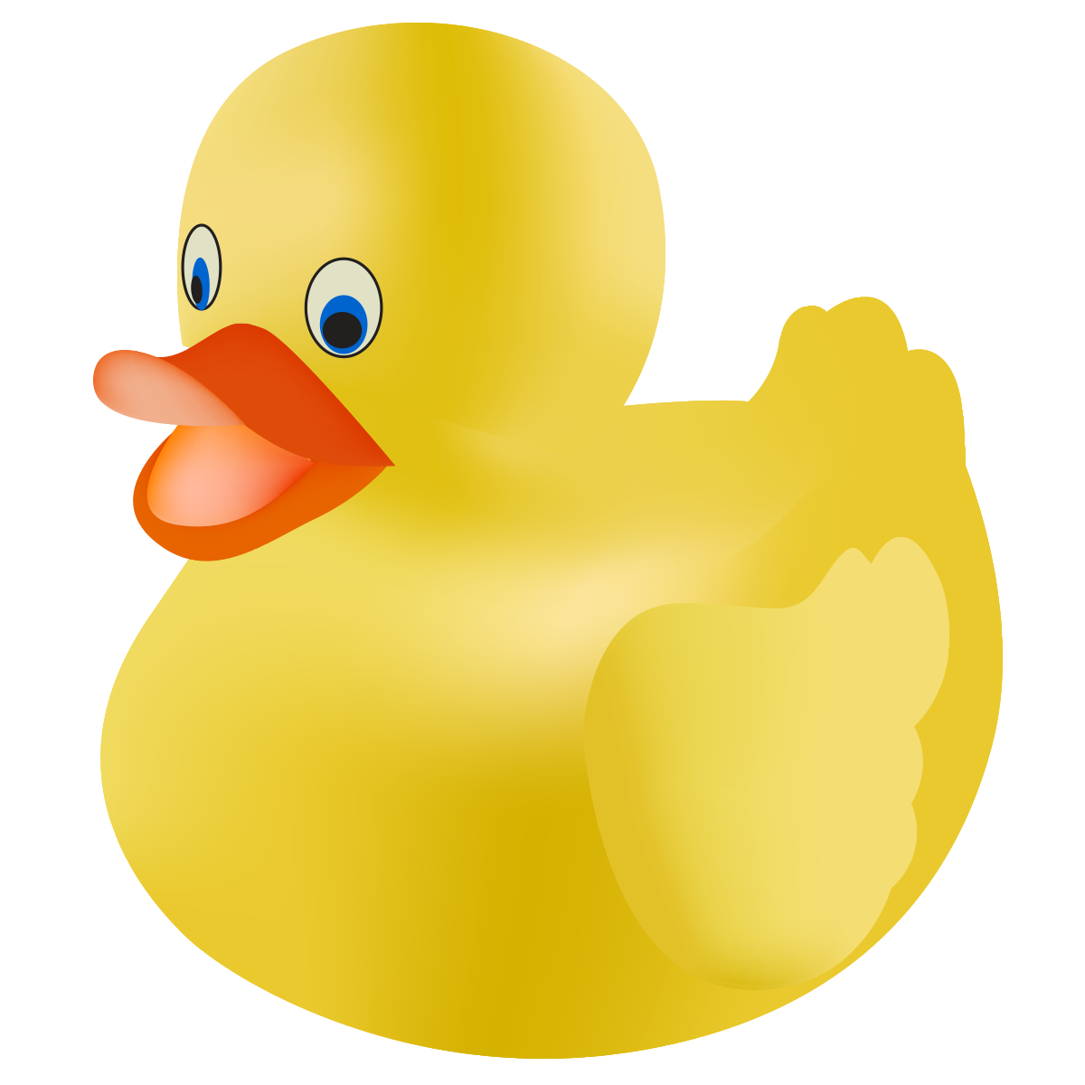 yellow duckling clipart - photo #41