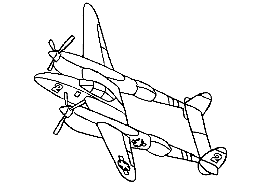 Airplane Line Art - Cliparts.co
