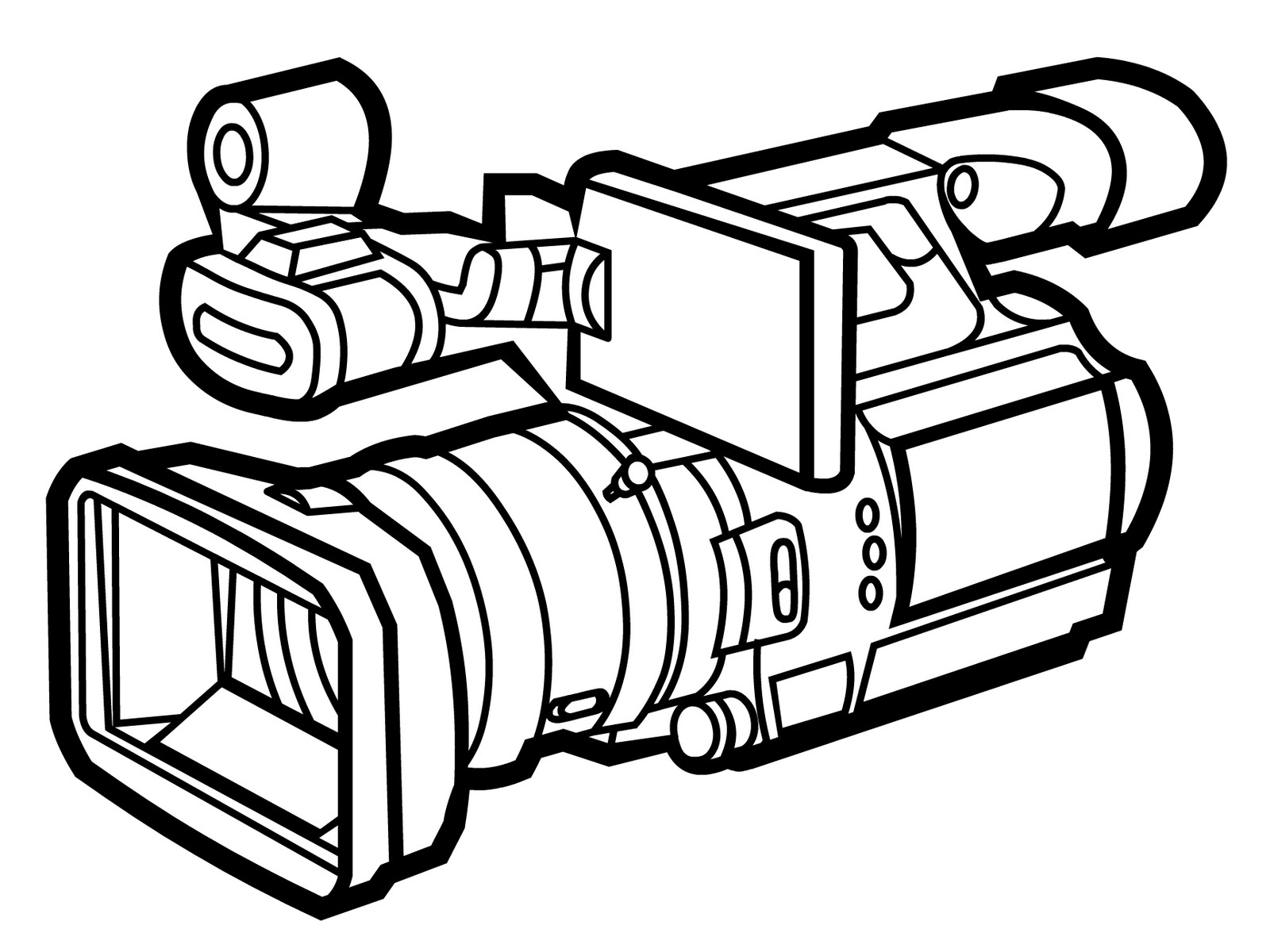 Video camera outline - ClipArt Best - ClipArt Best
