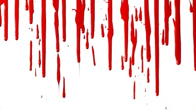 Blood Dripping On White Background | picturespider.com