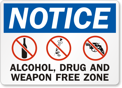No Guns Signs | No Weapons Signs | No Firearms Signs