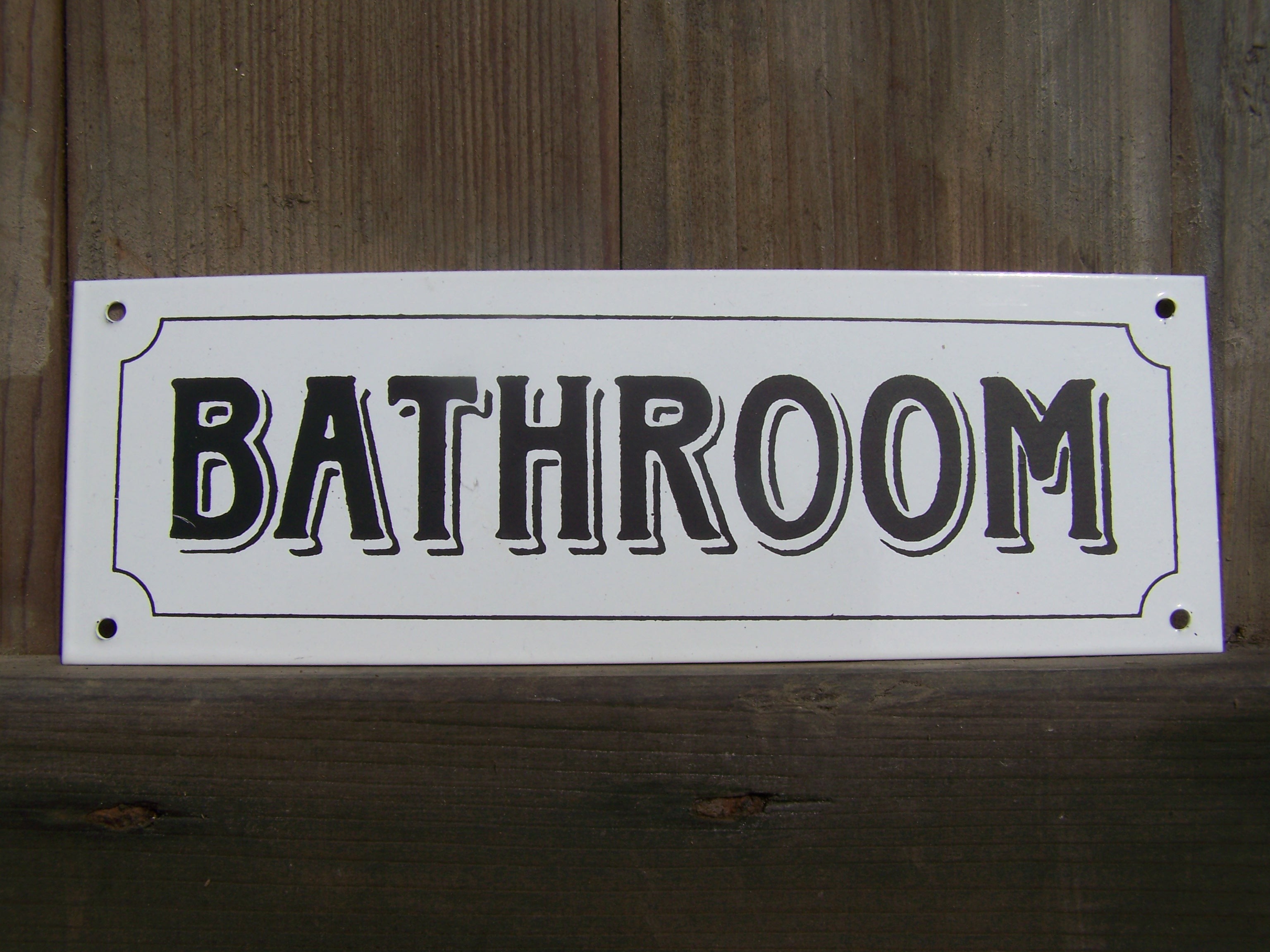 bathroom-sign-metal-with- ...