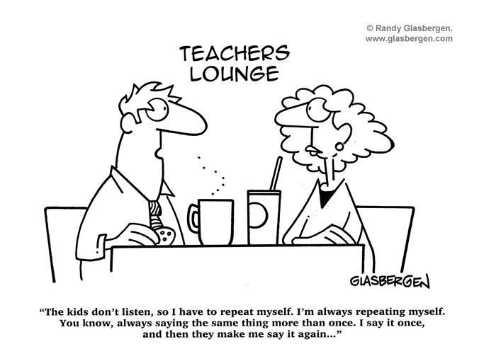 Teacher Cartoons | Randy Glasbergen - Glasbergen Cartoon Service