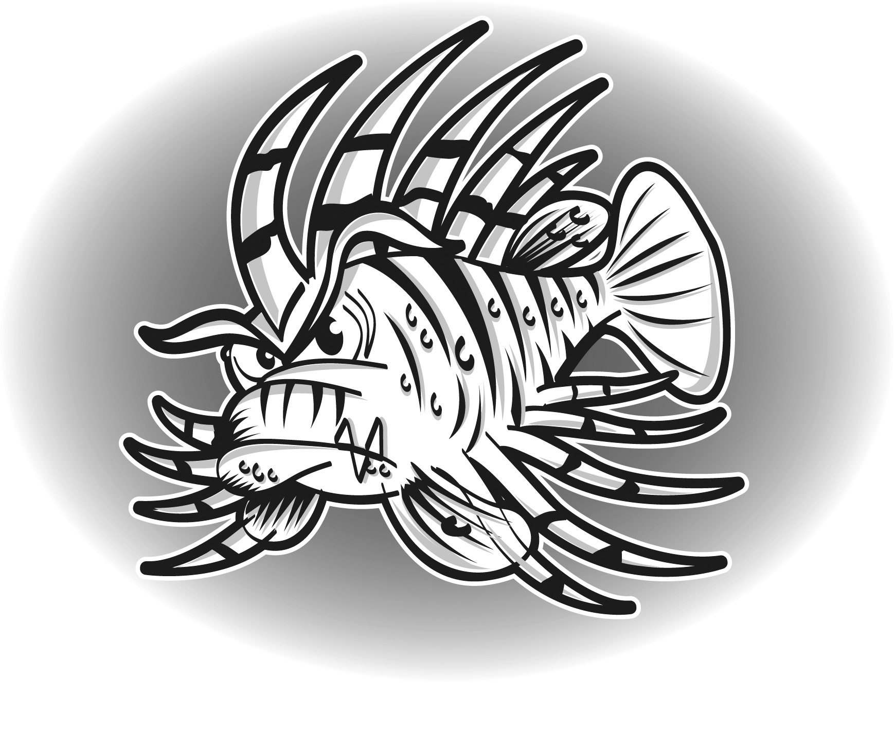 Images For > Lionfish Coloring Page