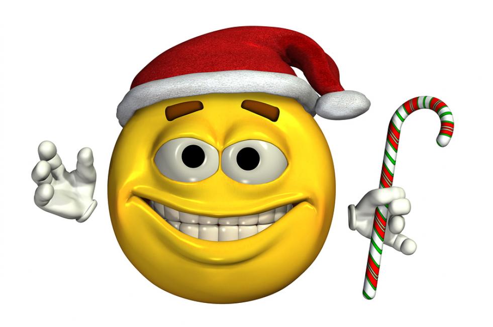 Holiday Smiley Faces Clipart