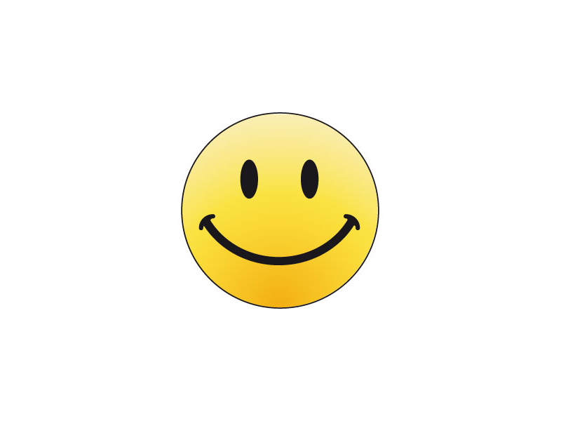 Patch 28x28mm Emoticon Smile - iCleer Europe