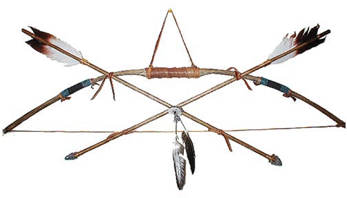 Native American Indian Bows & Arrows, Arrowheads