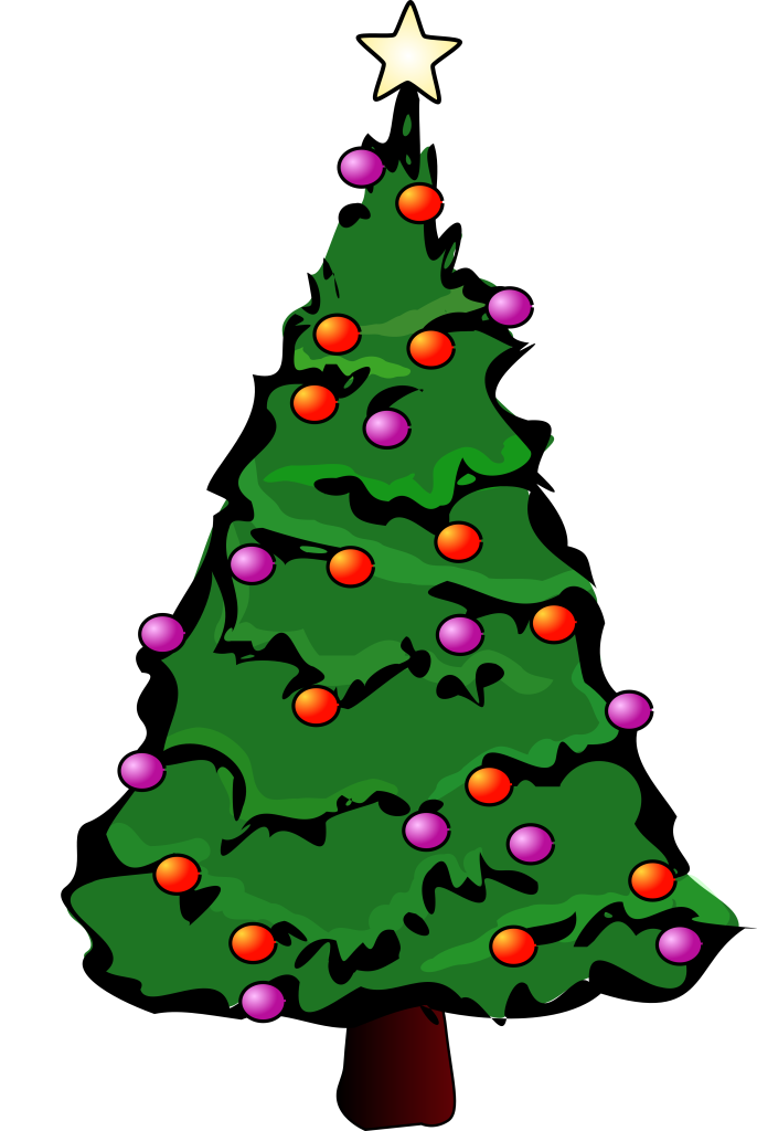 Abstract Christmas Tree Clipart