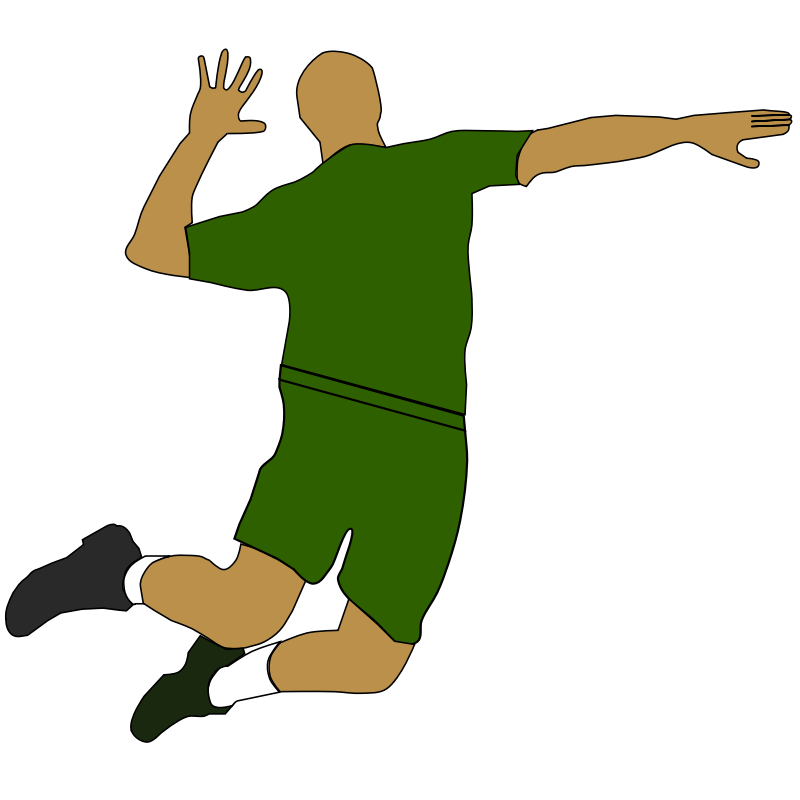 volleyball hitter clipart - photo #31