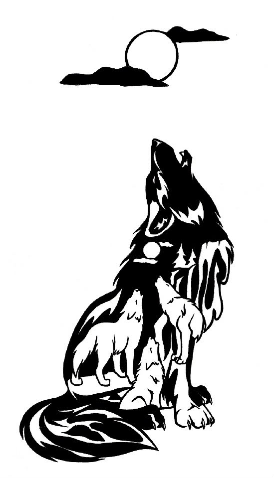 tattoos of wolves pictures