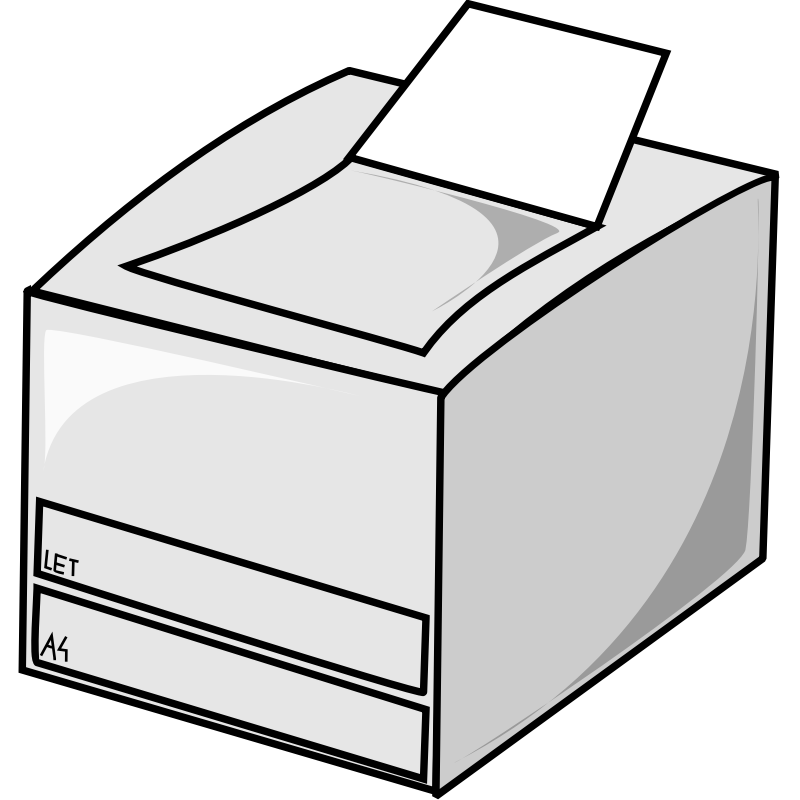 Clipart - Laser printer