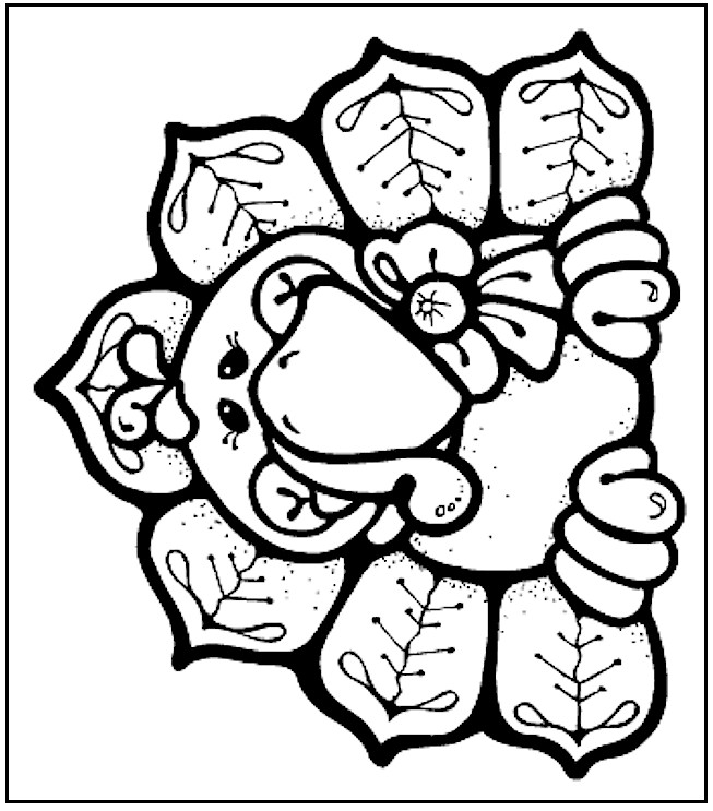 cute turkey coloring pages