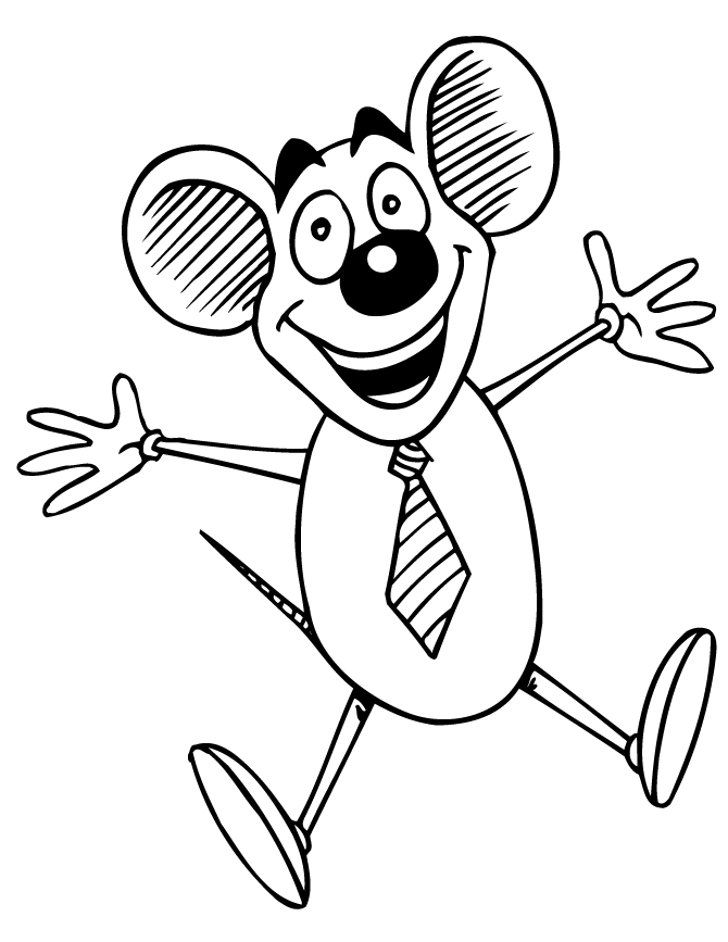 a cartoon clown Colouring Pages