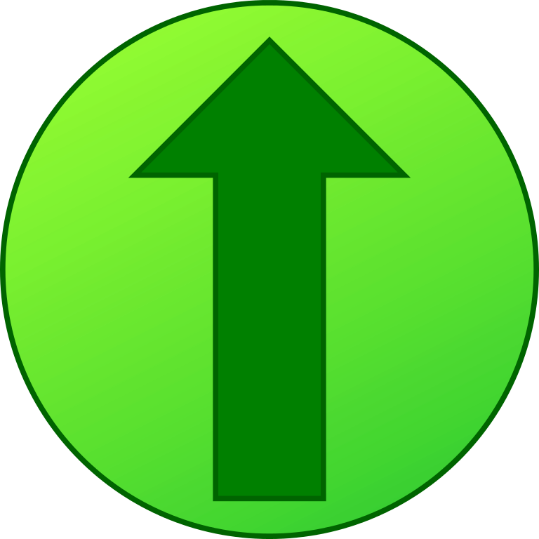 File:Up arrow green.svg - Wikimedia Commons
