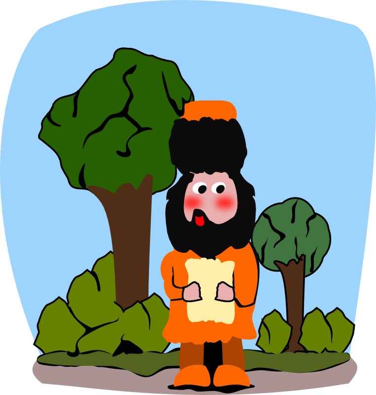 Clipart - Man in the park