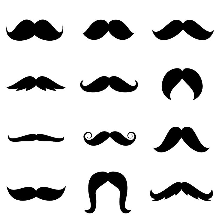 Mustache | Wood cutouts | Pinterest