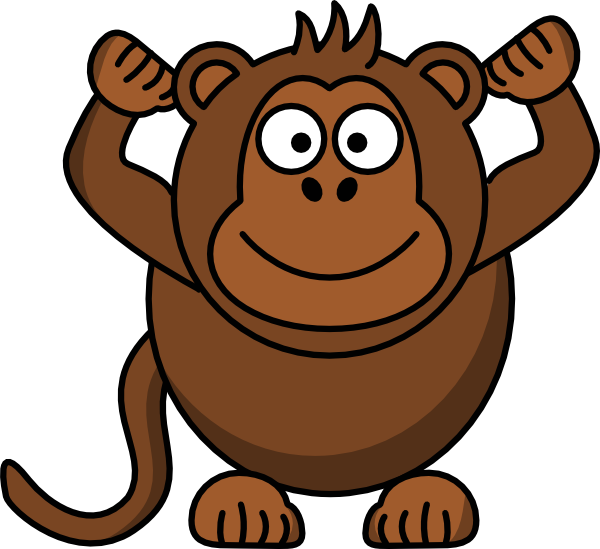 Monkey clip art - vector clip art online, royalty free & public domain