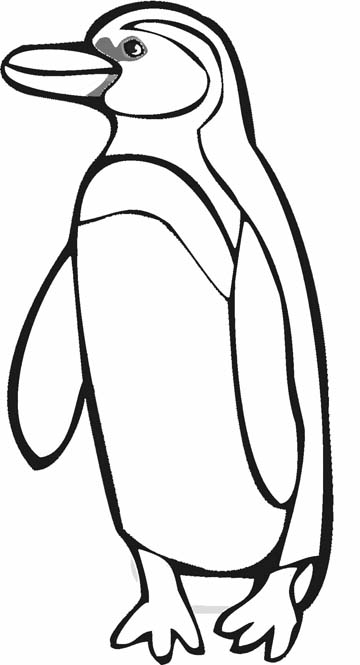 Penguin Coloring Pages (8) | Coloring Kids