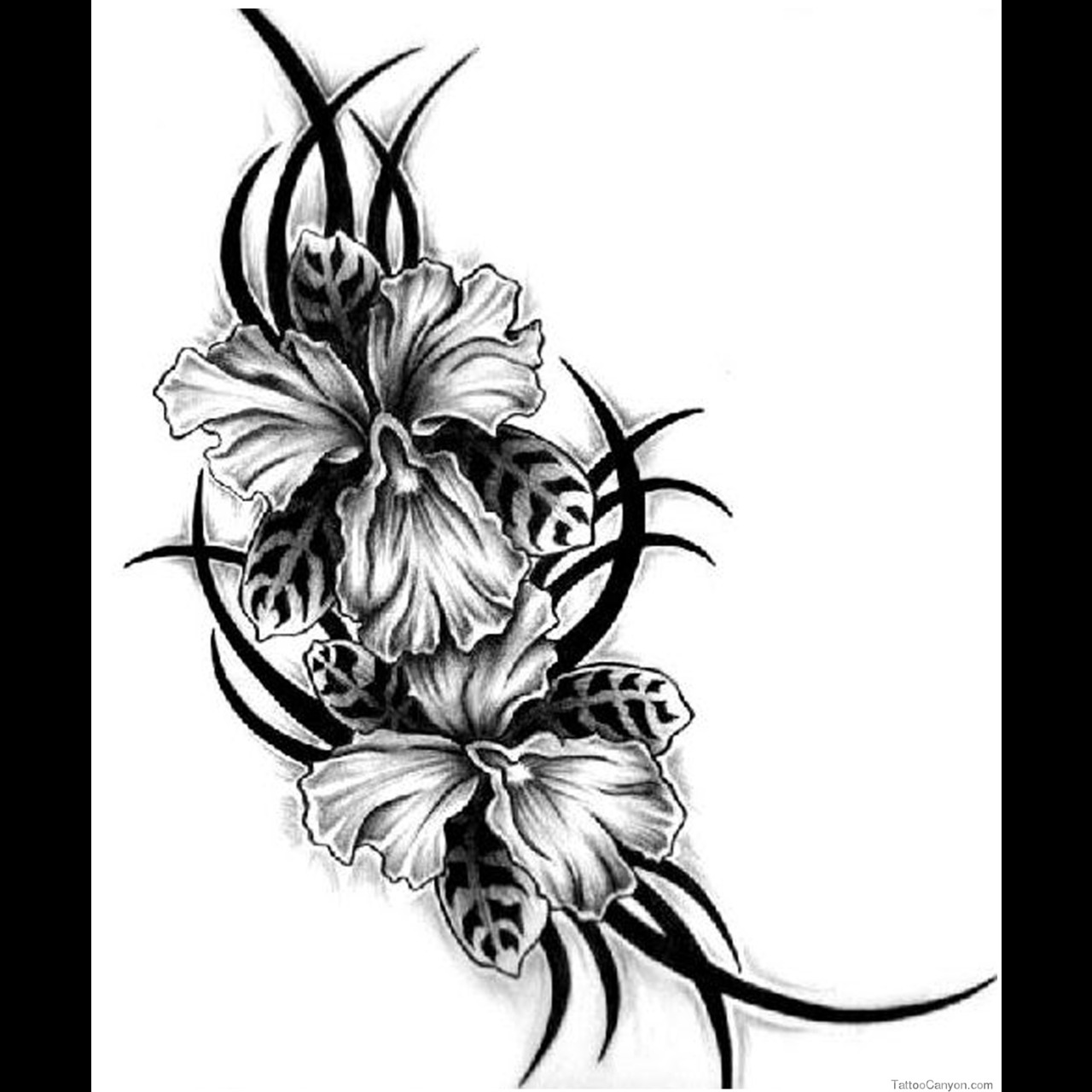 Girl Back Tattoo Design Tribal Flower And Highlighting Your Lower ...