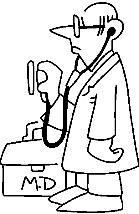 Doctor Clip Art Black And White | Clipart Panda - Free Clipart Images