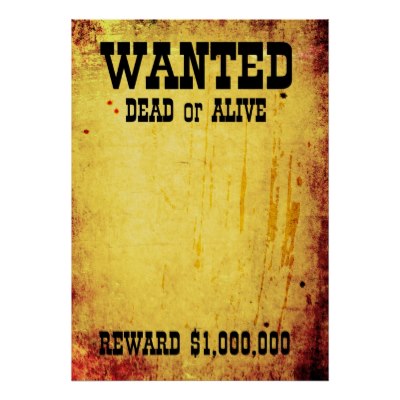 Printable wanted posters for students Mike Folkerth - King of ...