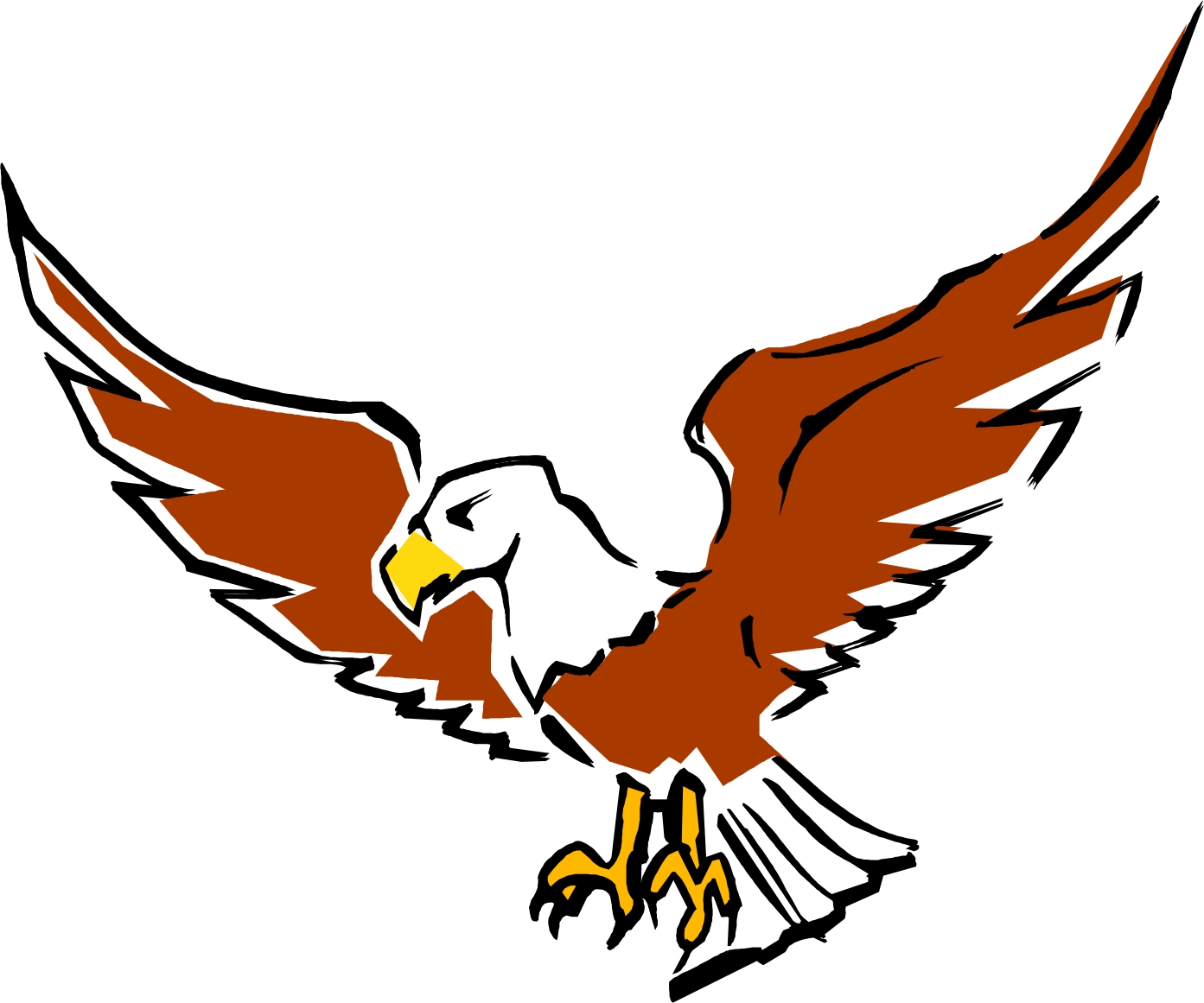 free cartoon eagle clipart - photo #5