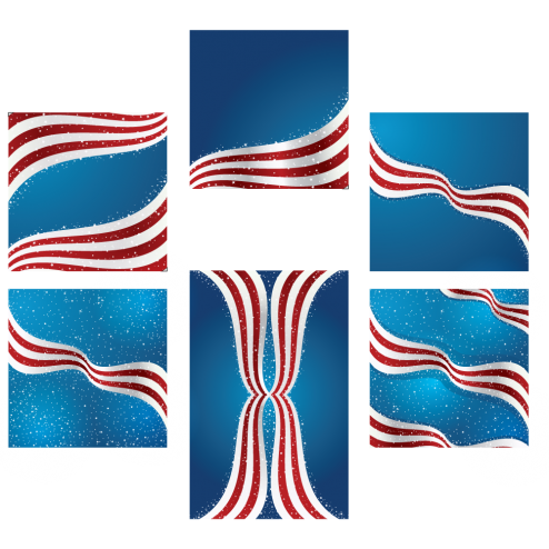 America Flag Vector - ClipArt Best