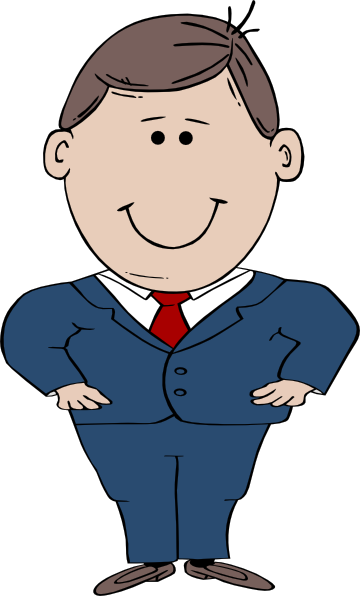 Man In Suit Standing Clip Art | Clipart Panda - Free Clipart Images