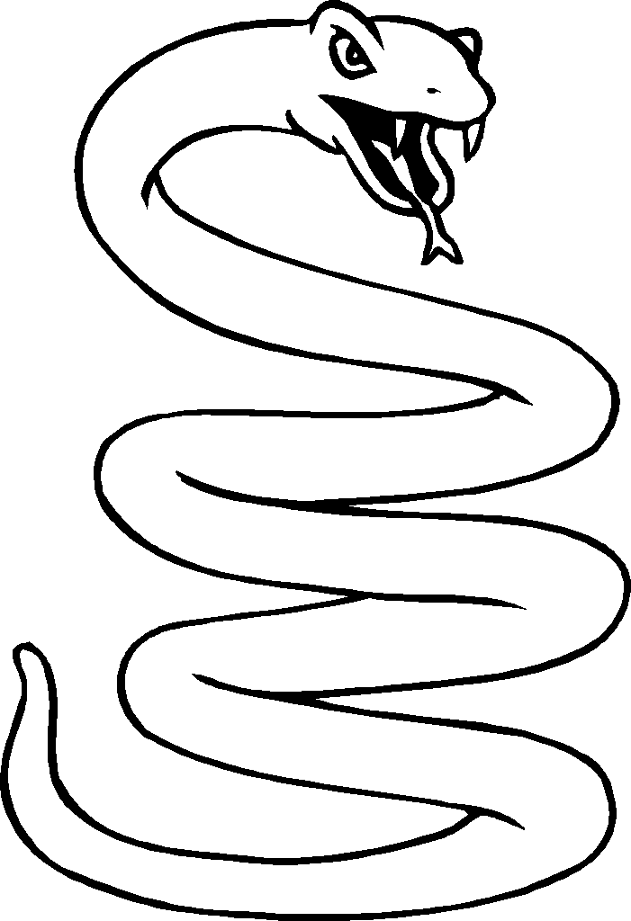 Coloring Page - Snakes animal coloring pages 10