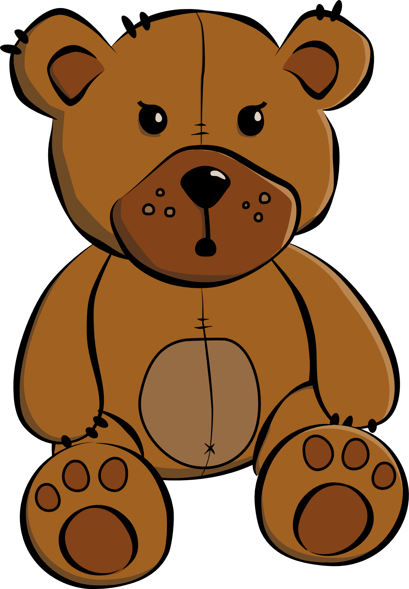 Clip Art: Cartoon Teddy Bear Redonkulous ... - ClipArt Best ...