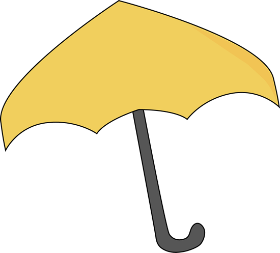 Yellow Umbrella Clip Art - Yellow Umbrella Image