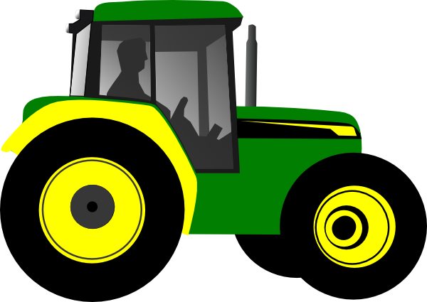 Yellow Cartoon Tractors | lol-