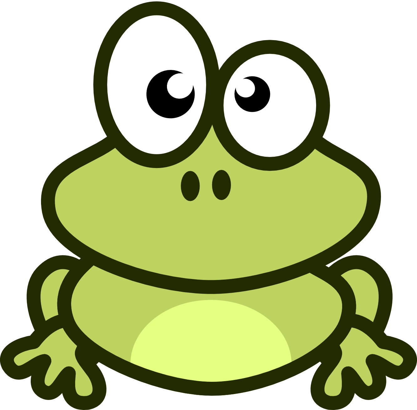 clipartist.net » Clip Art » mathafix grenouille frog clipartist ...