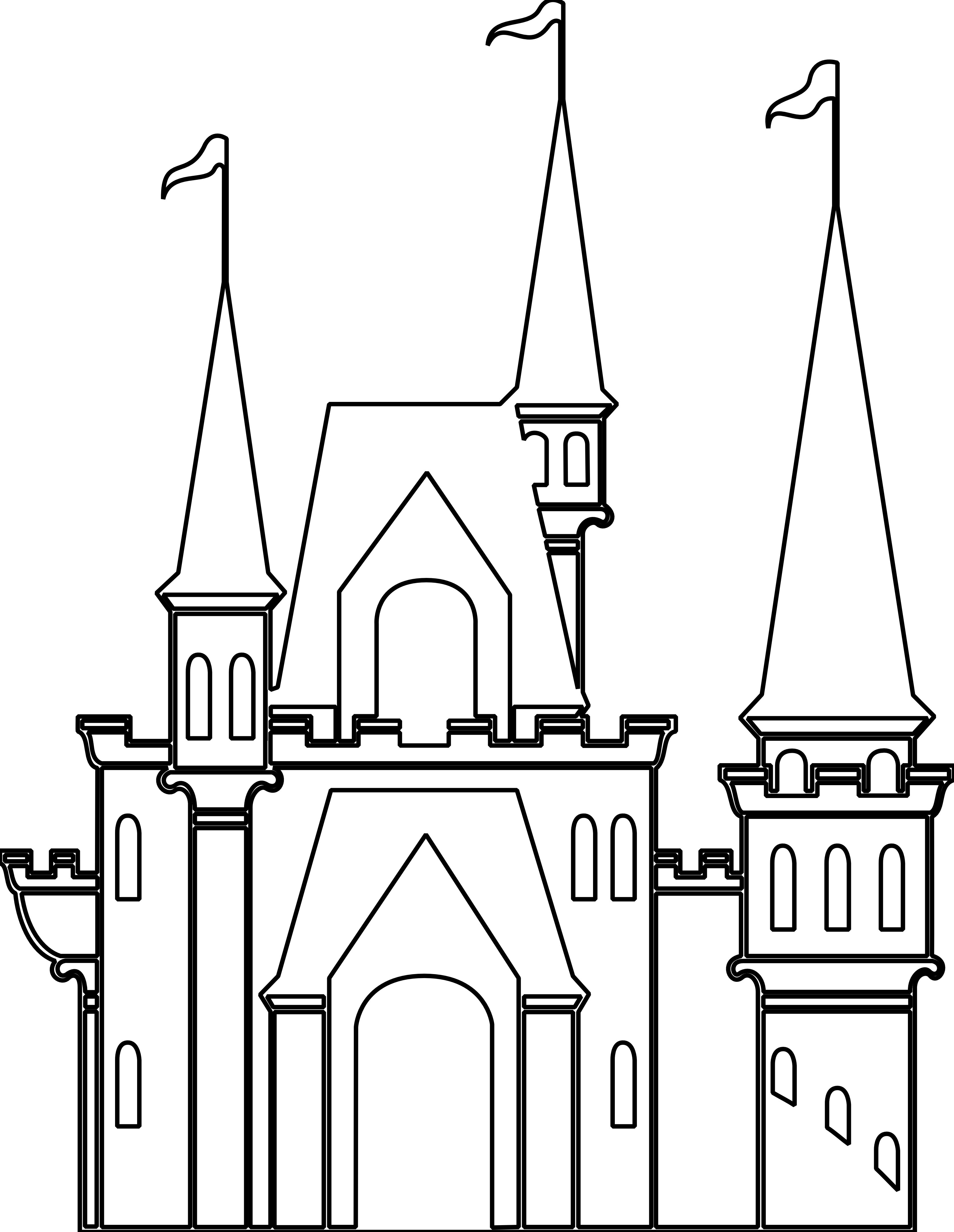 clipart of disney castle - photo #41