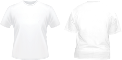 PSD Detail | Front & Back White Tshirt Template | Official PSDs