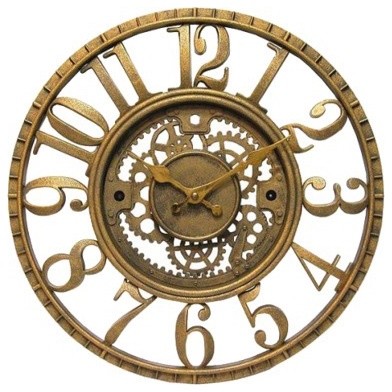 Gear Wall Clock - Eclectic - Wall Clocks - by Target