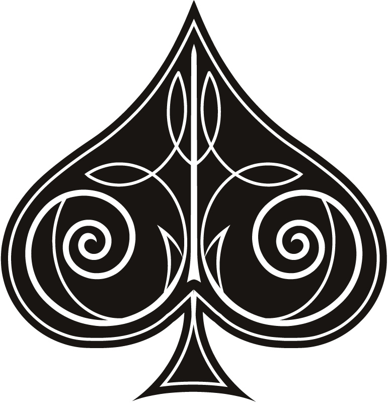 Decorative Ace of Spades Wall Sticker Sports and Hobbies Wall Art ...